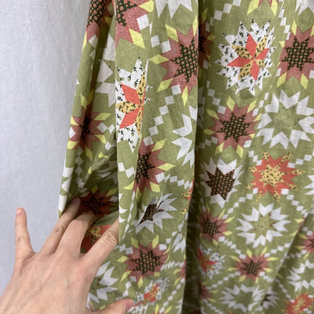 Universal Thread Green Patchwork Boho Grannycore … - image 6